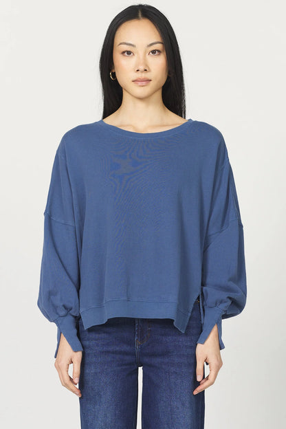 Vintage Indigo Slouch Sweatshirt