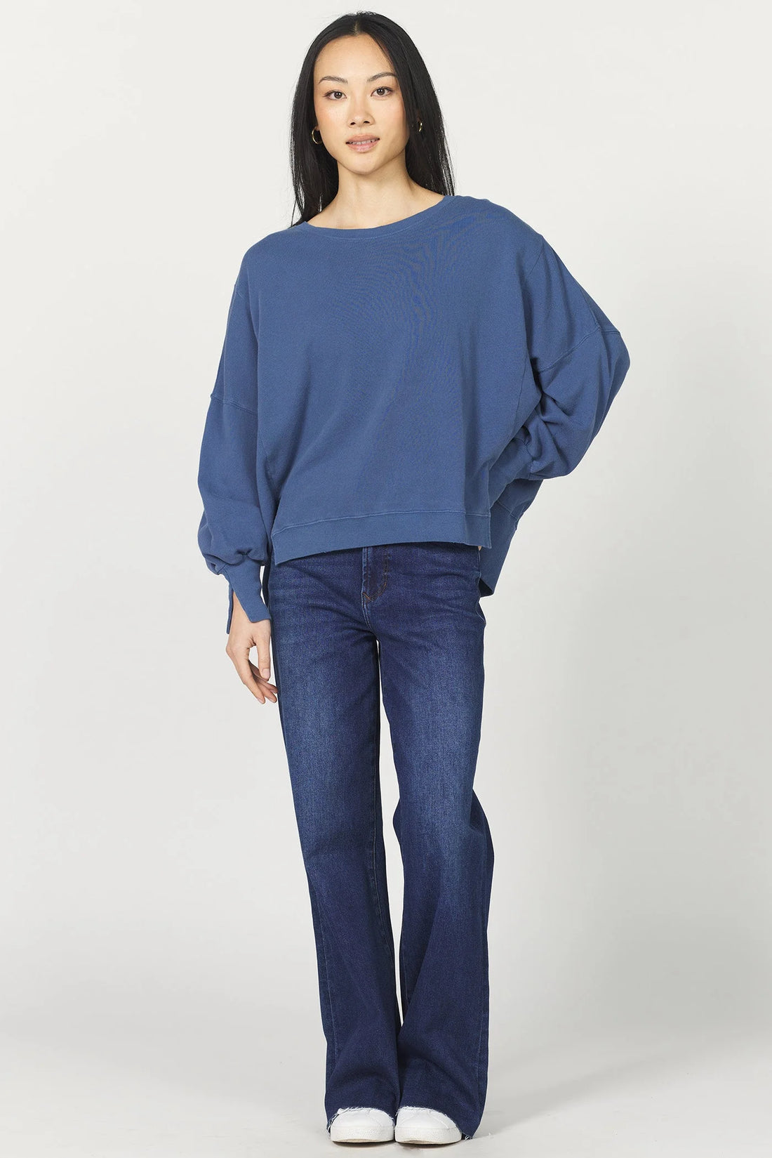 Vintage Indigo Slouch Sweatshirt