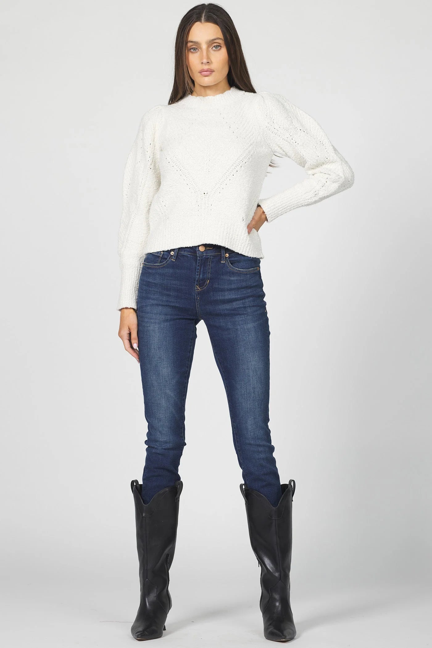 The Aliza Puff Sleeve Sweater