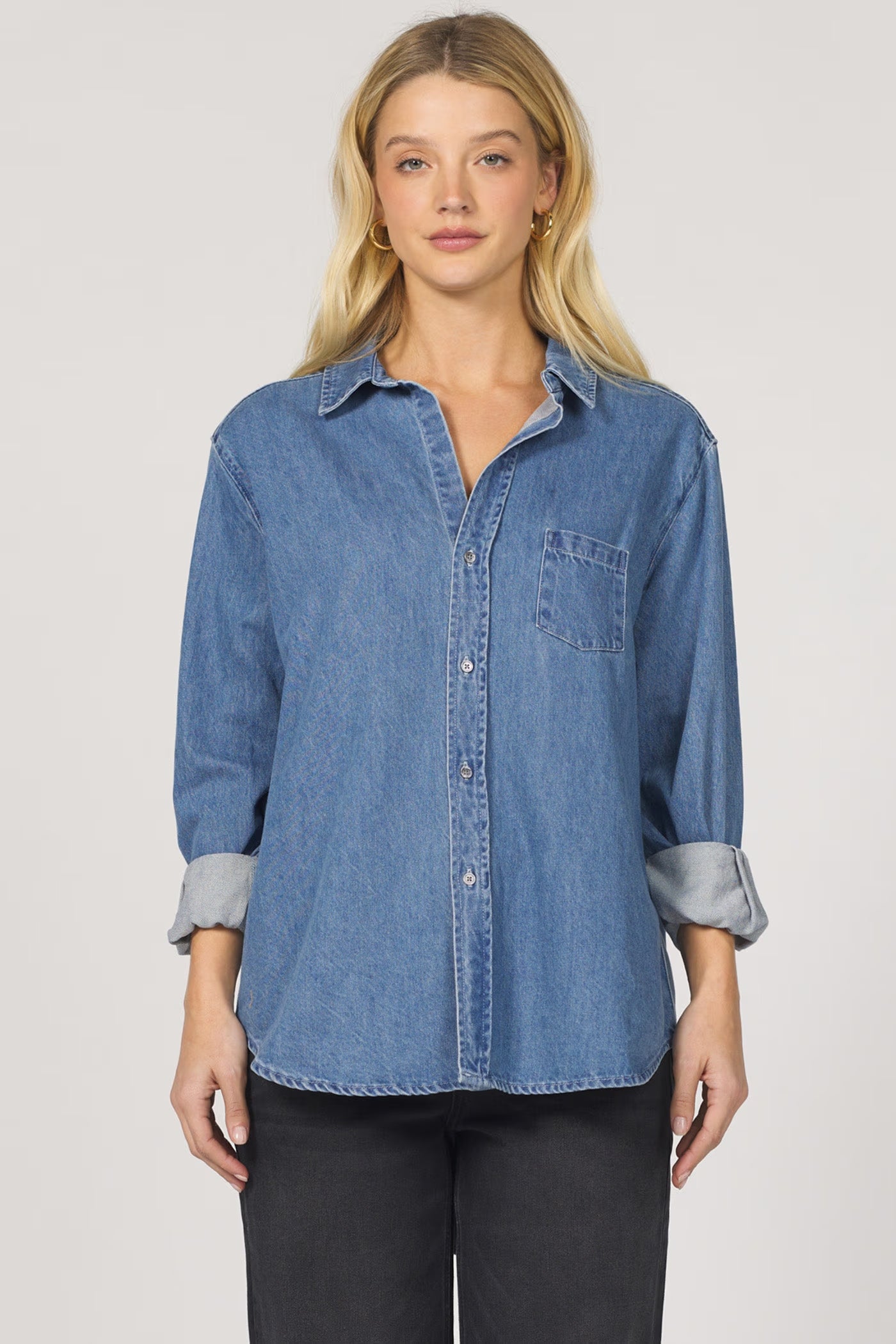 Galina Denim Top