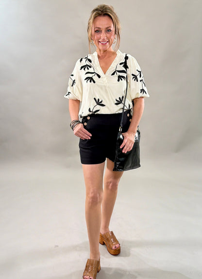 High Waisted Sailor Shorts
