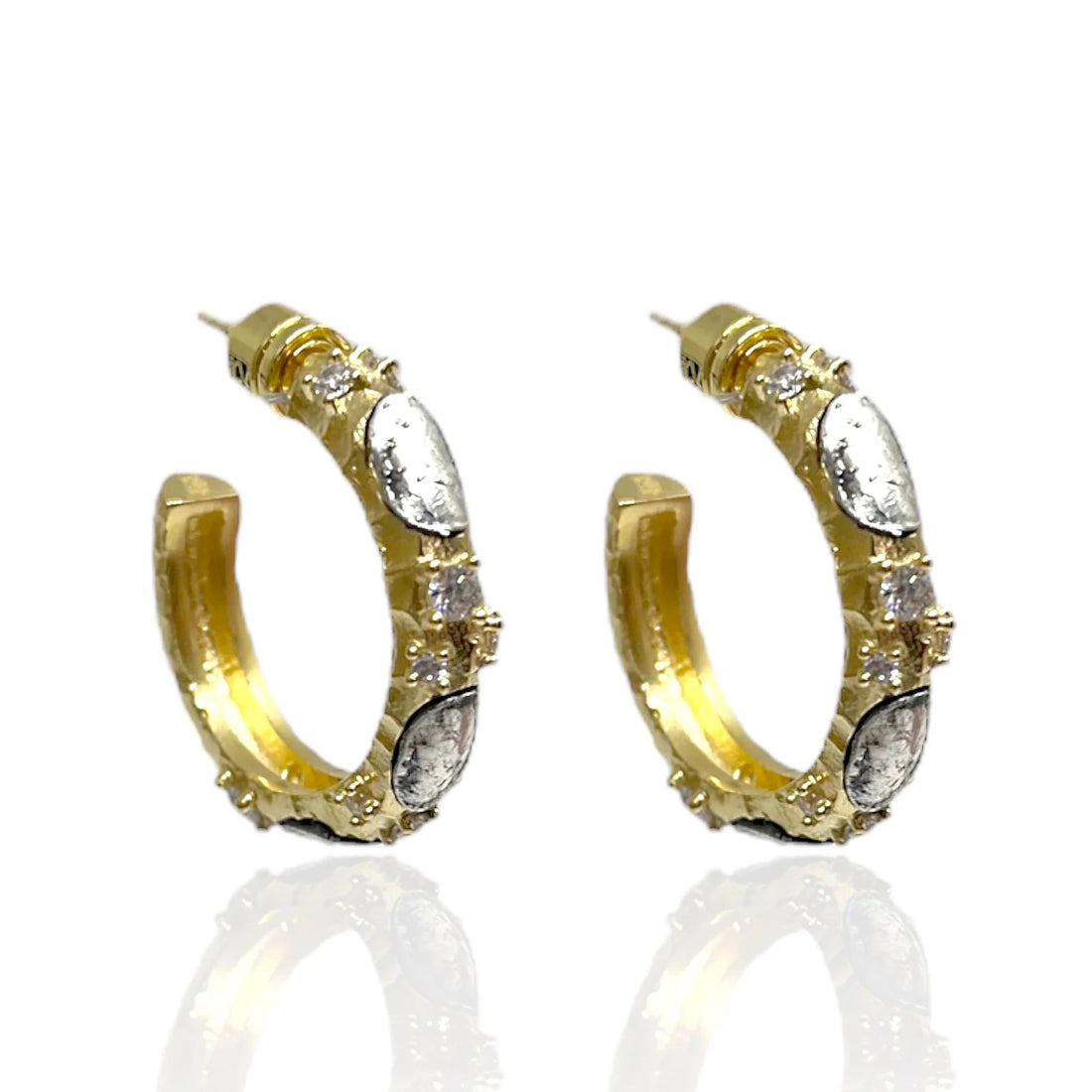 Gold Alma Hoops
