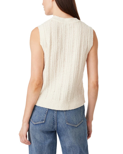 Sleeveless Crew Neck Sweater