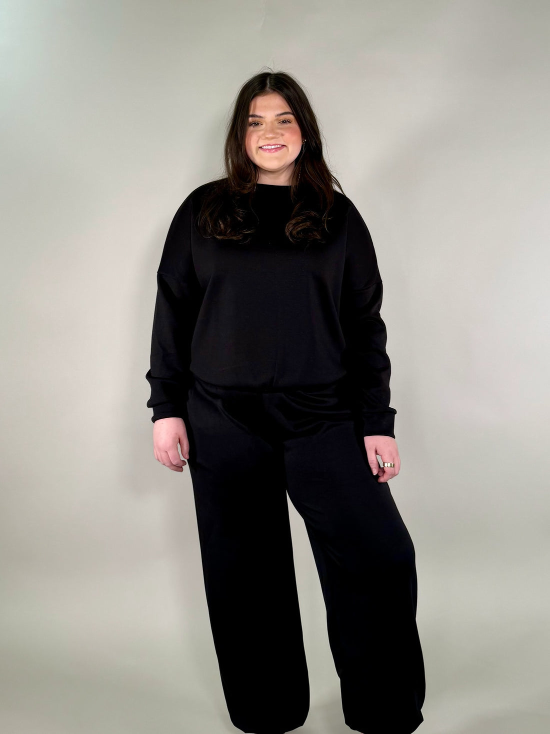 Soft Touch Solid Long Sleeve Sweatshirt