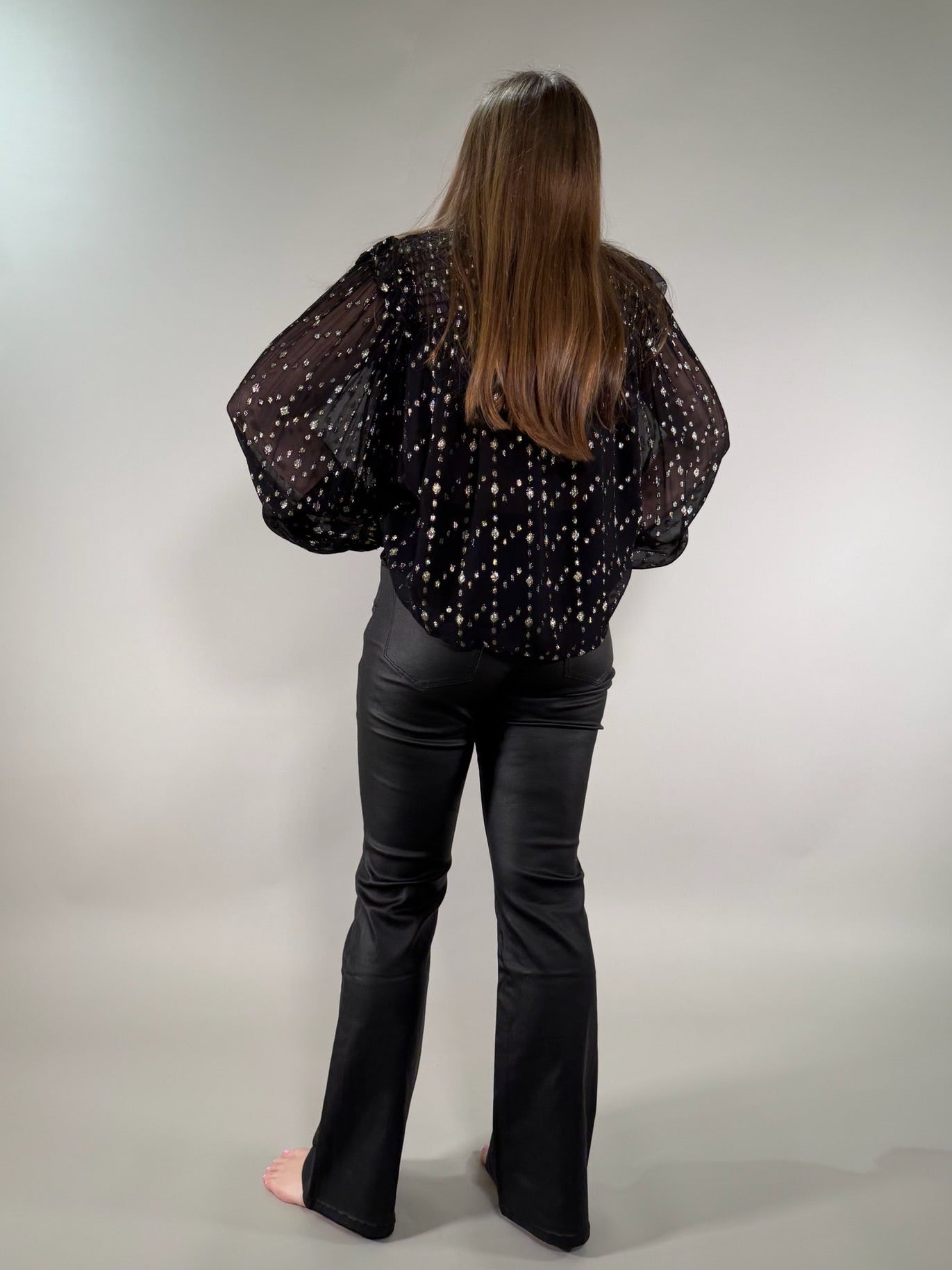 Sleek Coated High-Rise Denim | Dear John Fiona