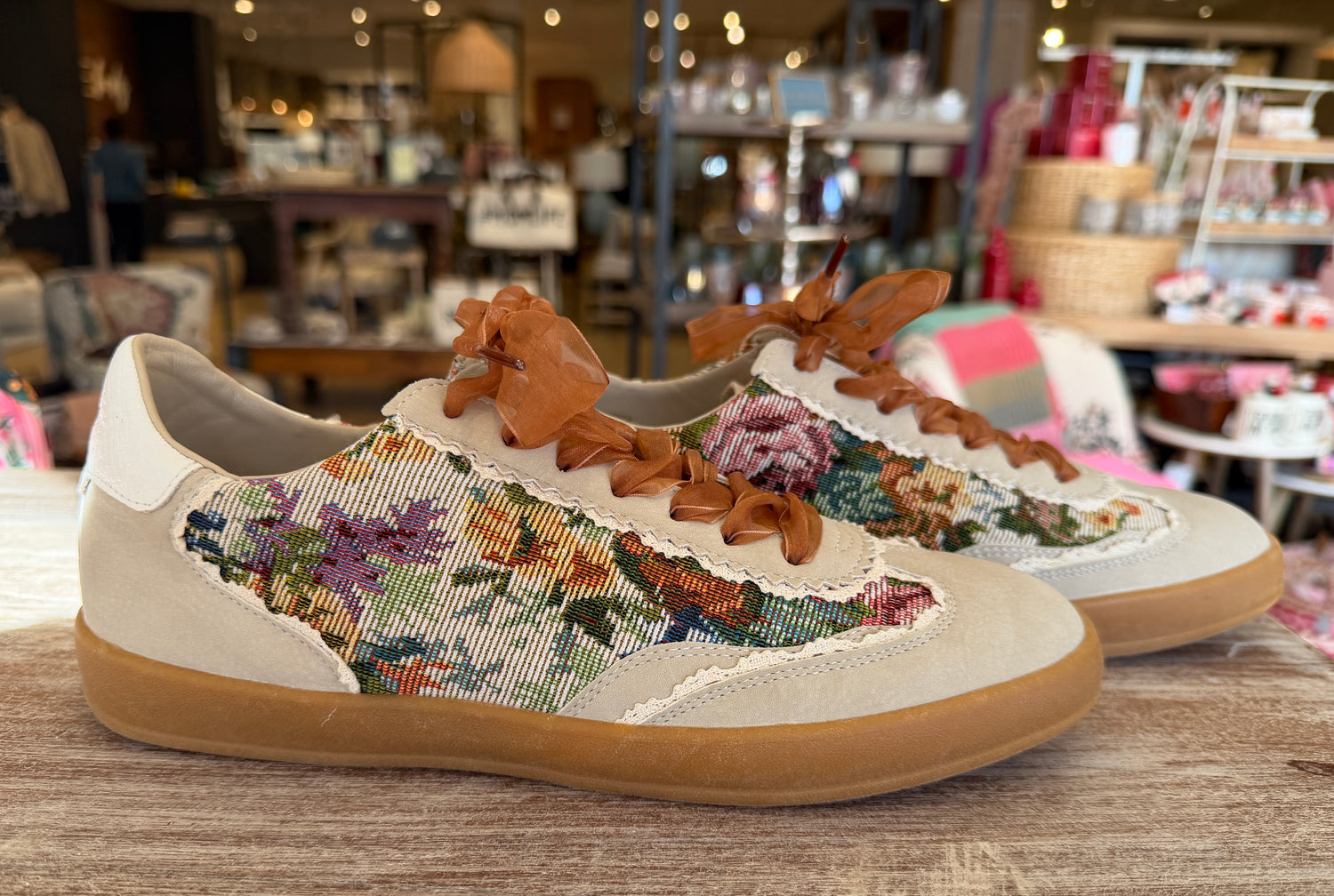 Vintage Floral Tapestry Sneaker