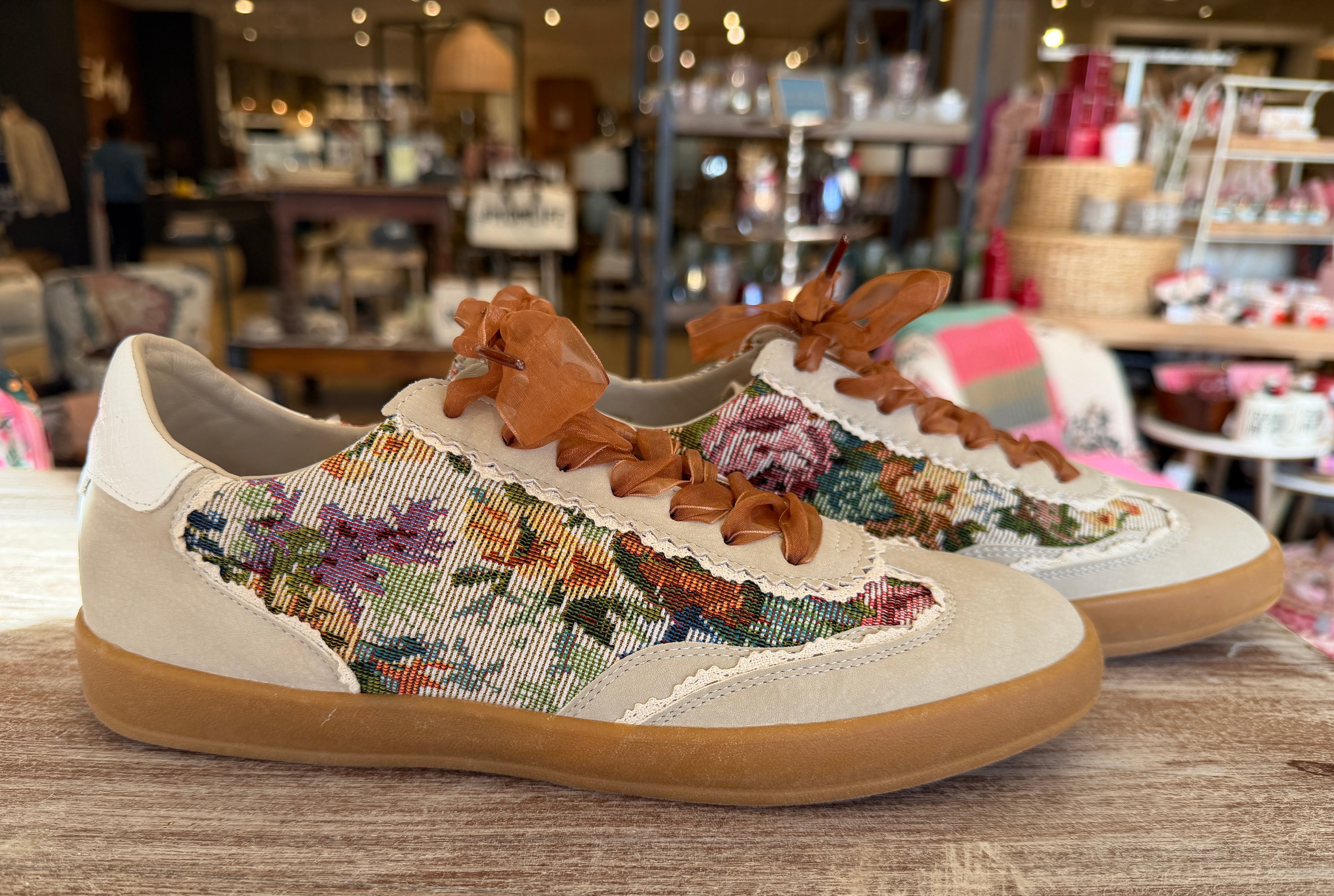 Vintage Floral Tapestry Sneaker
