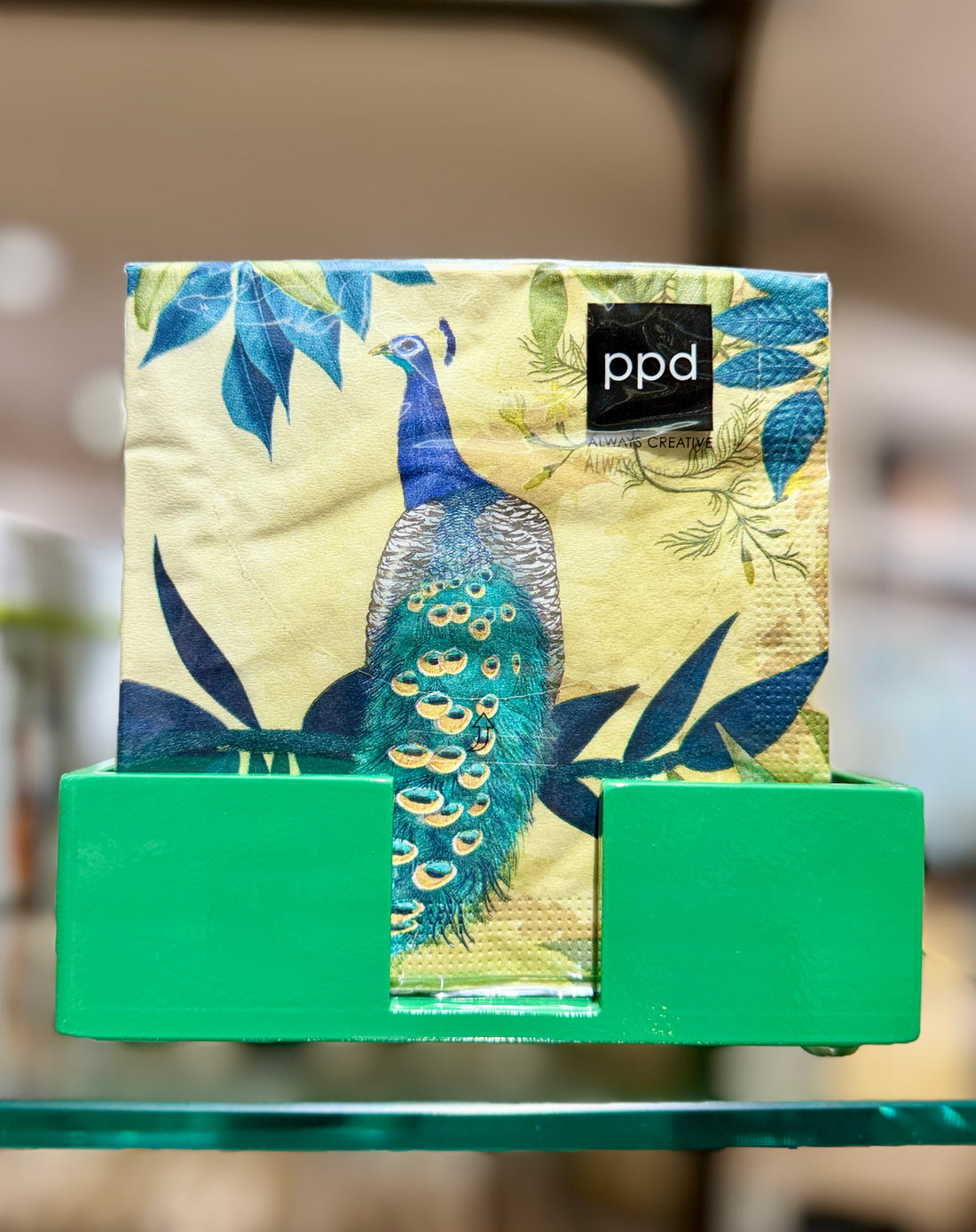 BEV-GILDED PEACOCK