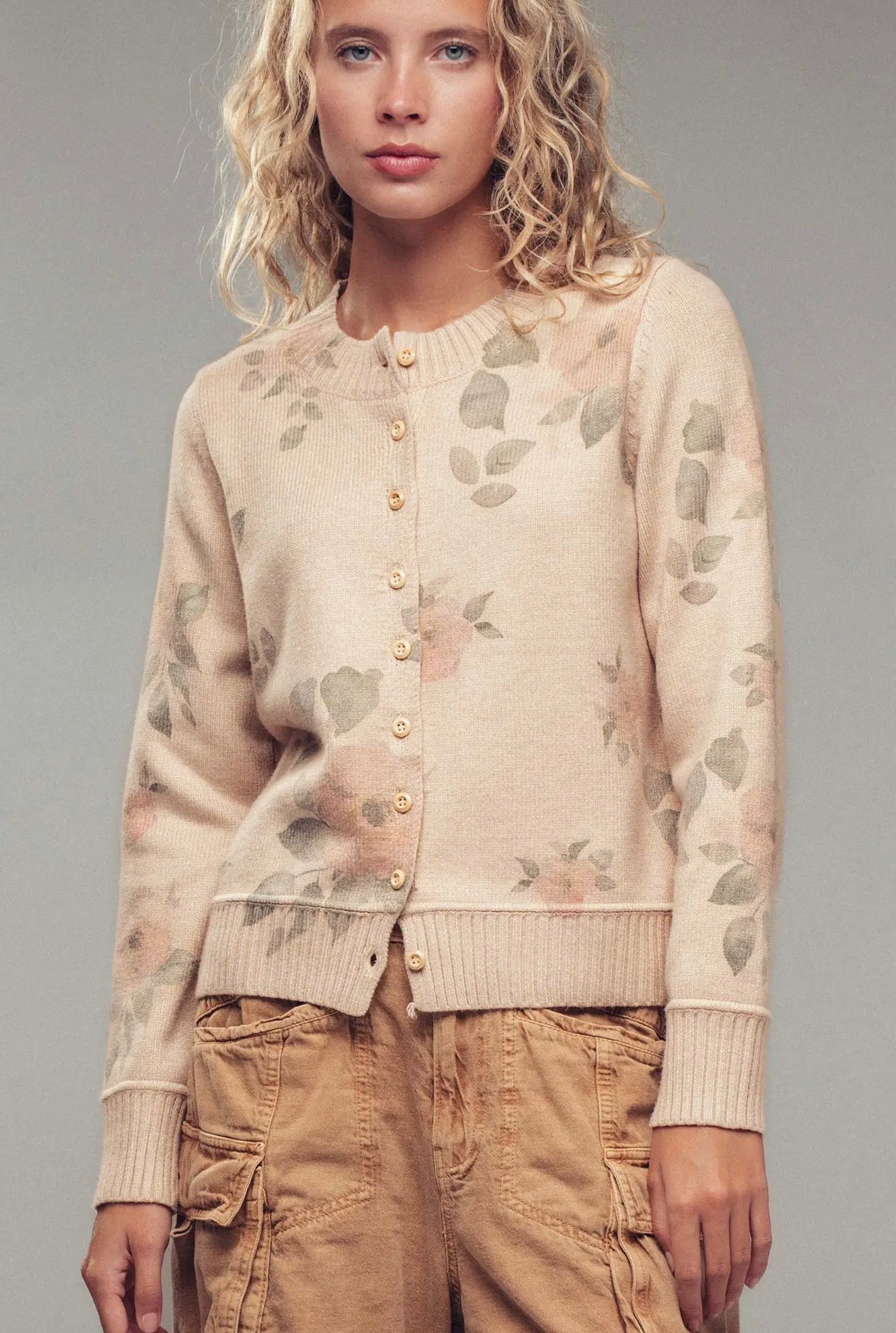 Romantic Floral Cardigan
