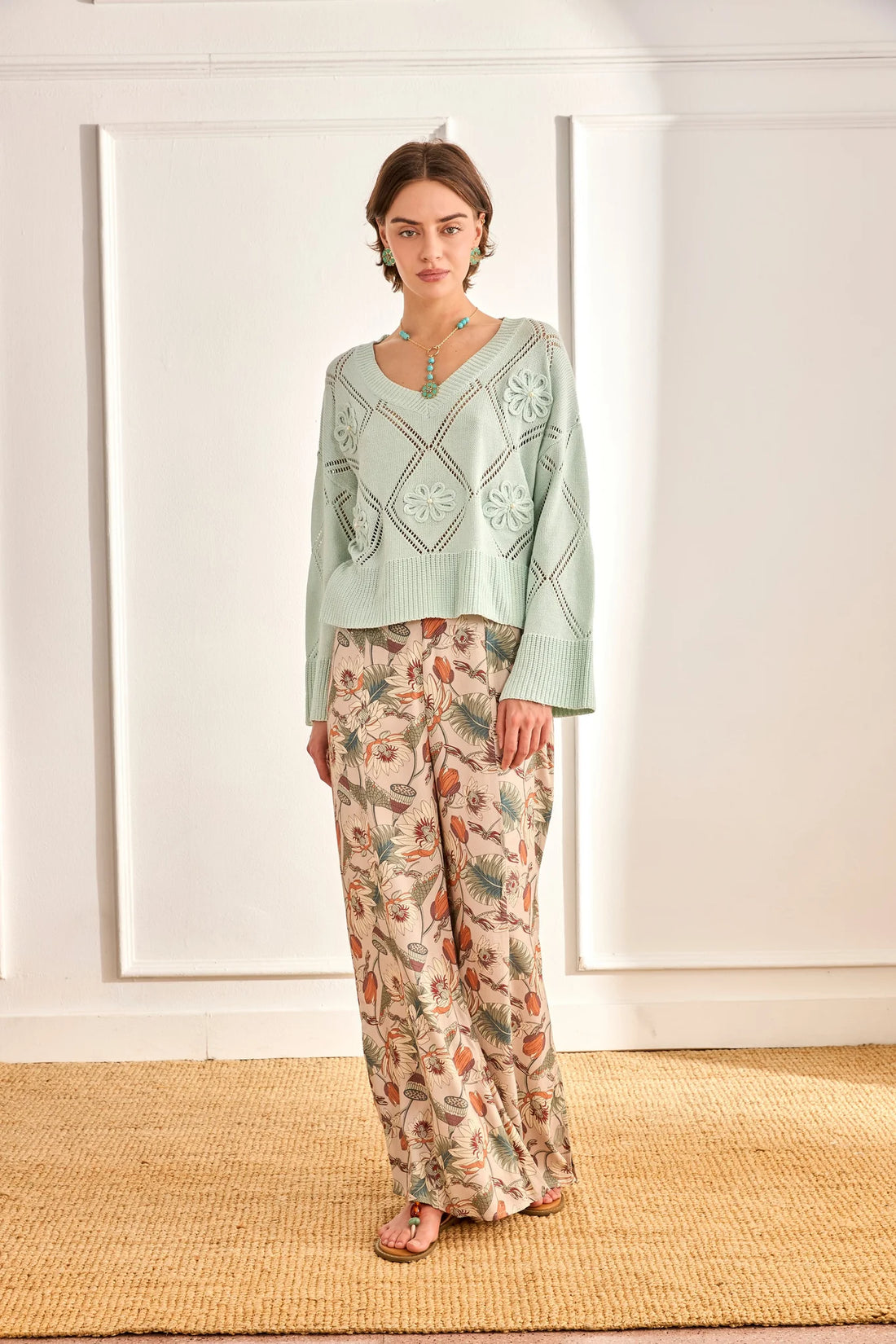 Floral Print Bottoms