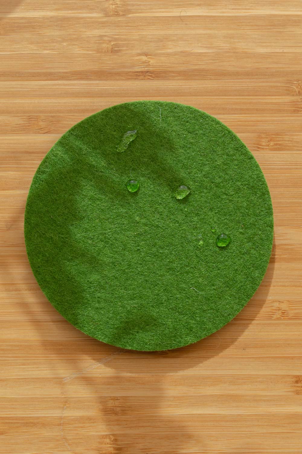 Bierfilzl Merino Wool Round Coaster Solid 4 Pack