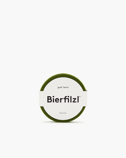 Bierfilzl Merino Wool Round Coaster Solid 4 Pack