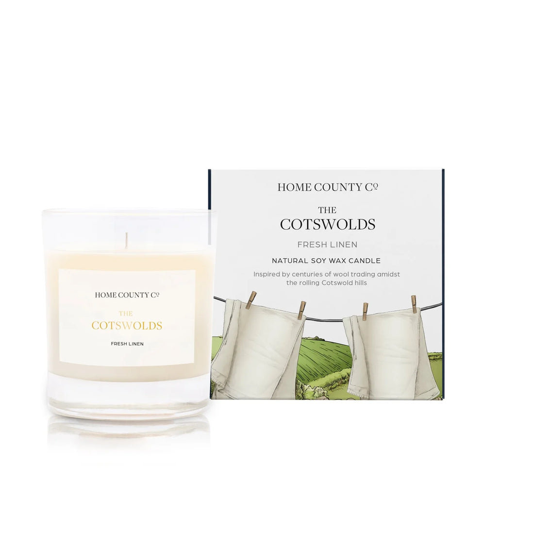 The Cotswolds - Fresh Linen Candle