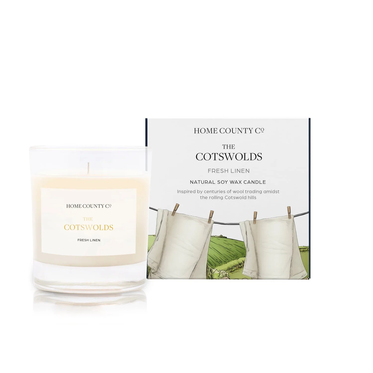 The Cotswolds - Fresh Linen Candle