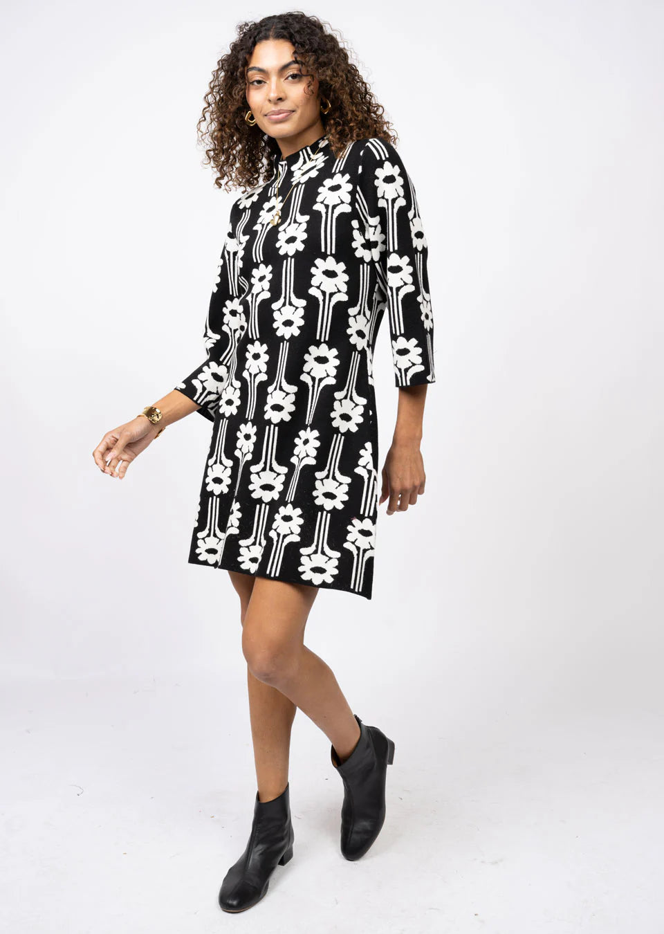 Uncle Frank Flower Power Knit Dress