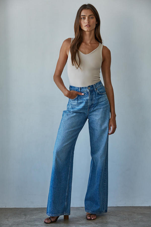 Wide Strap Double Layered Bodysuit