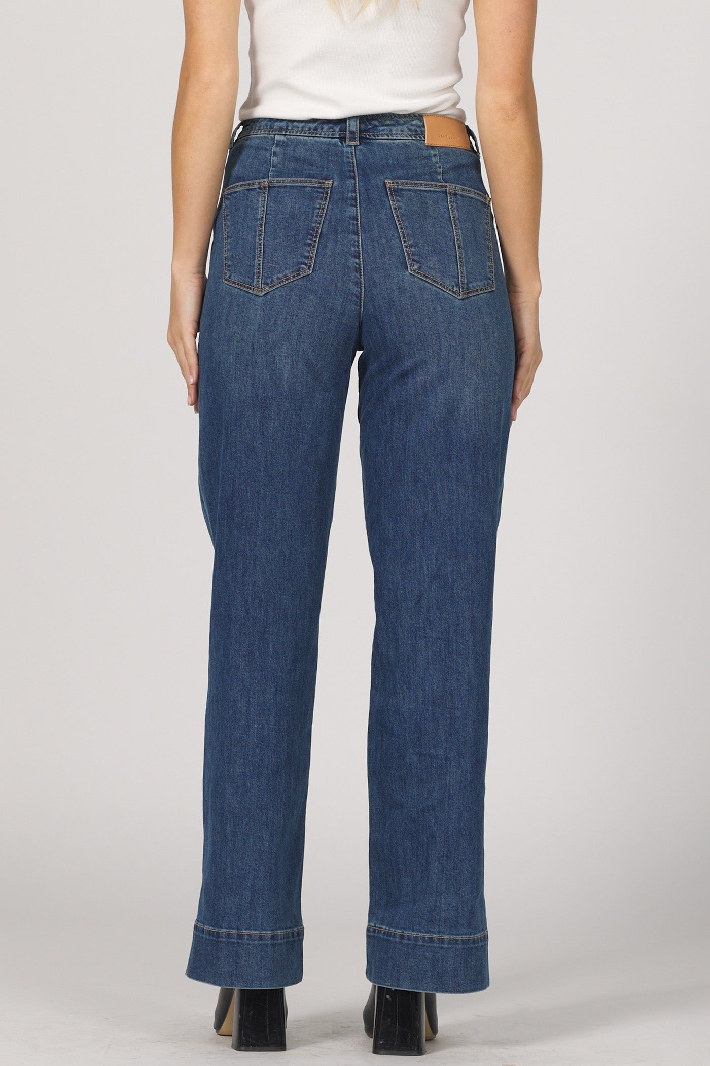 Retro Wide-Leg Sailor Jeans | Holly