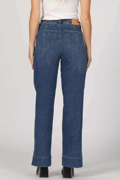 Retro Wide-Leg Sailor Jeans | Holly