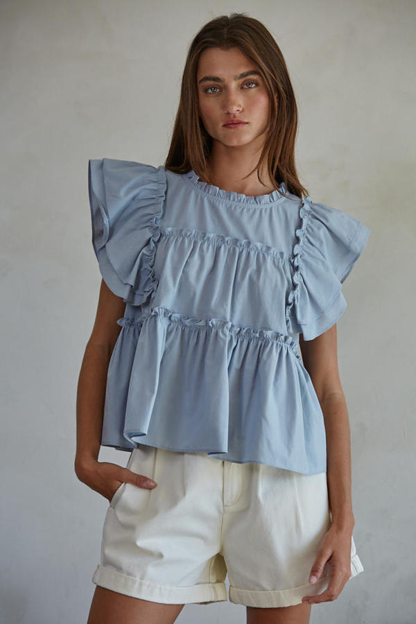 Santee Ruffle Top
