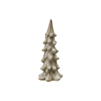 Stoneware Tree Light Green Reactive Glaze