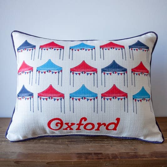 Ole Miss Tailgate Tents Pillow