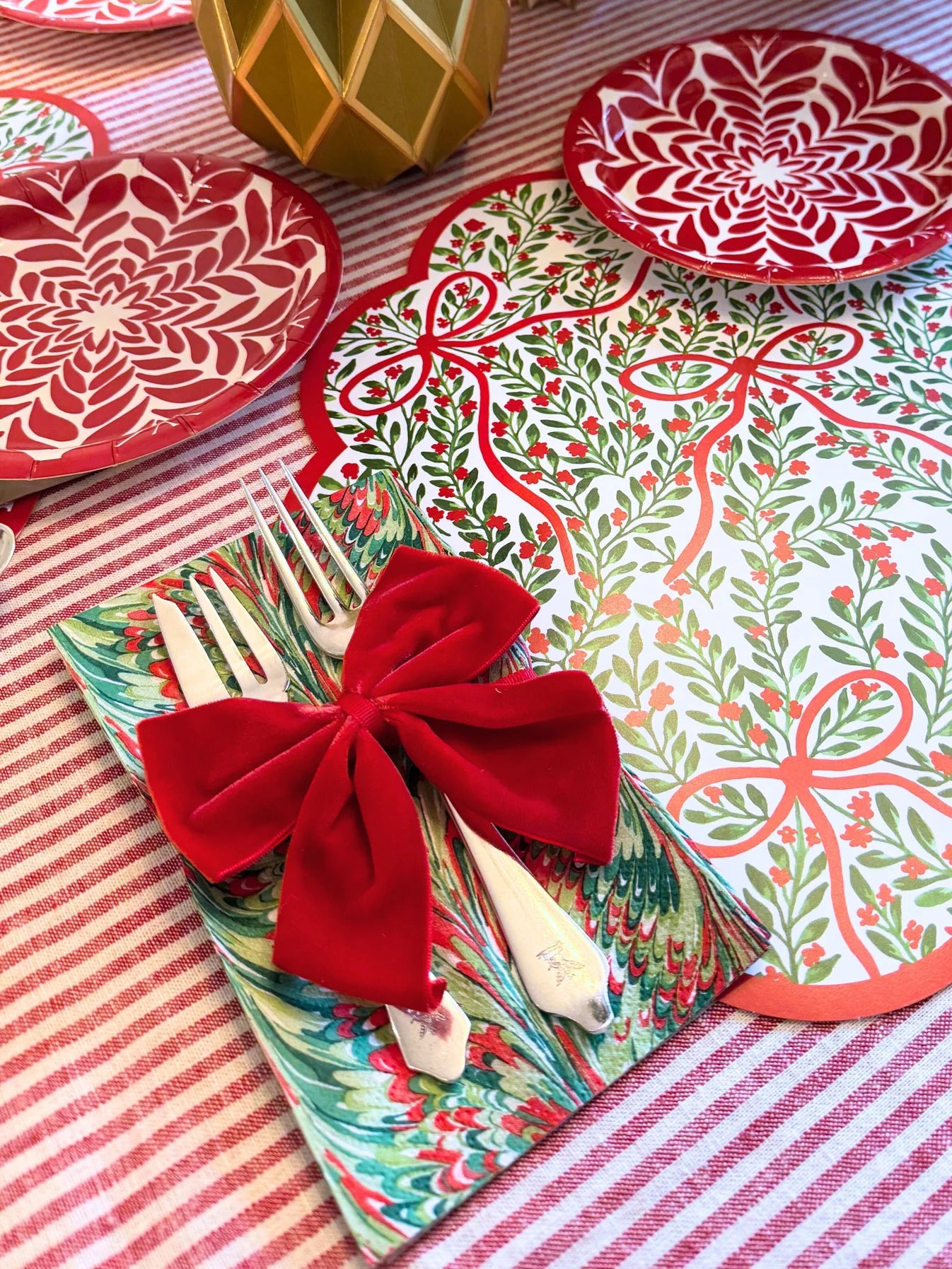 Marble Linen-feel Paper Dinner Napkins