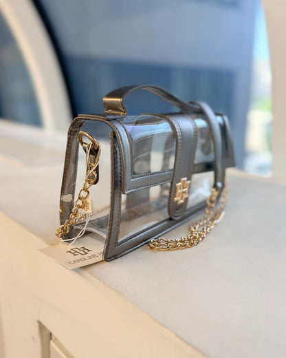 Leather Clear Bag
