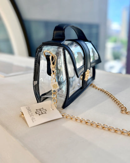Leather Clear Bag
