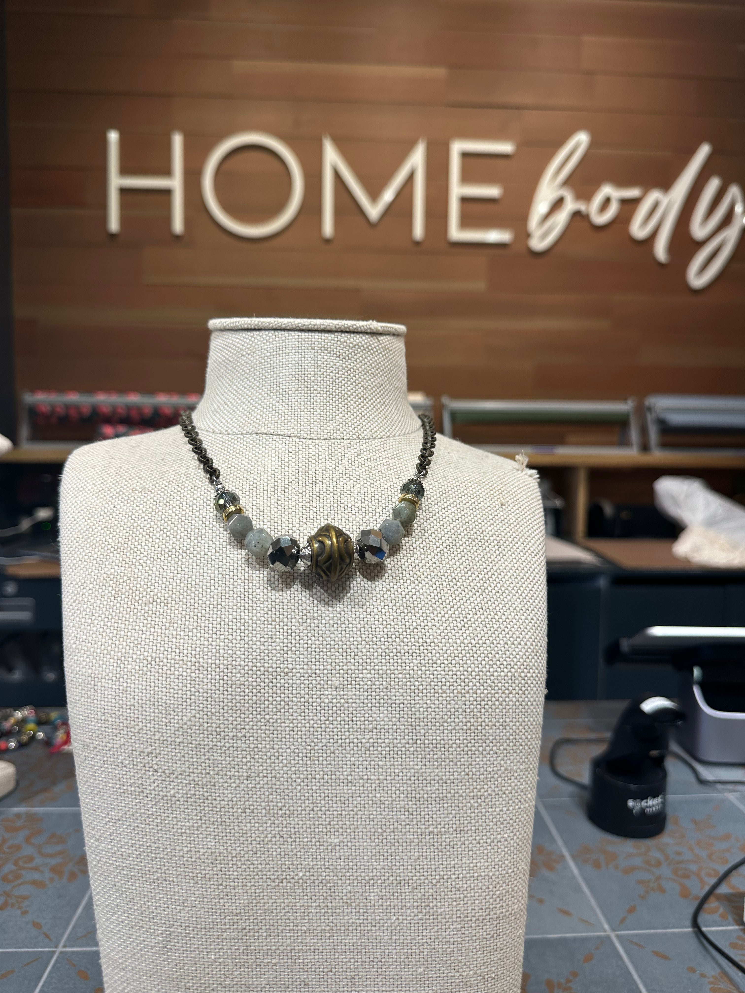 Bronze Statement Necklace