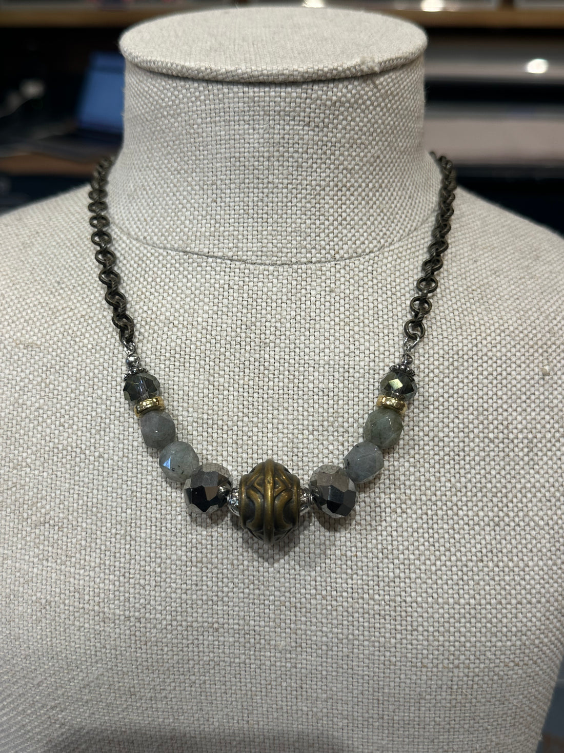 Bronze Statement Necklace