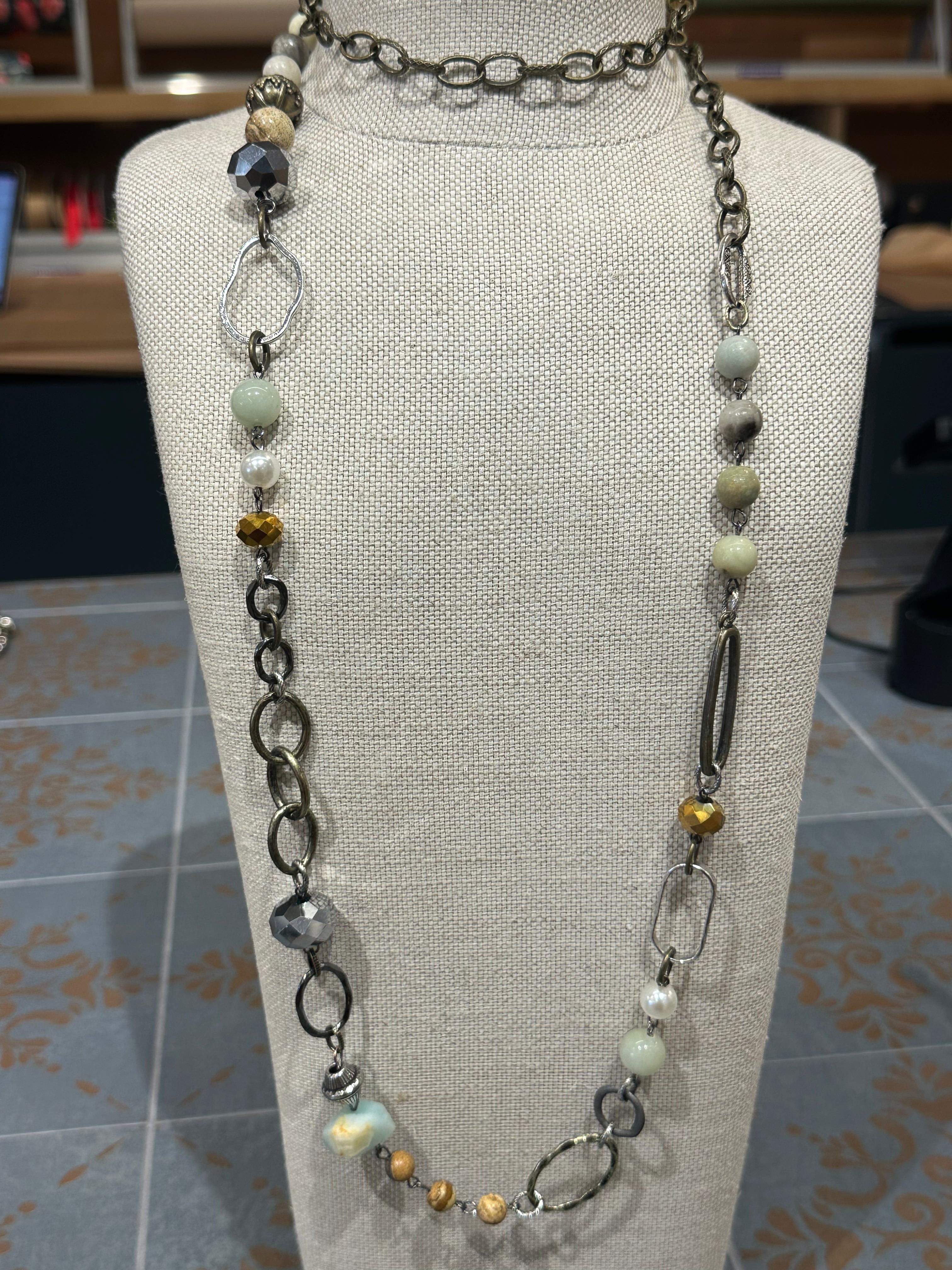 Multi Stone Necklace