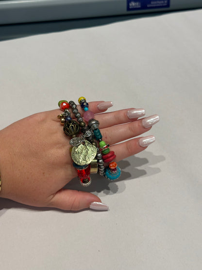 Multicolored Bracelet Set