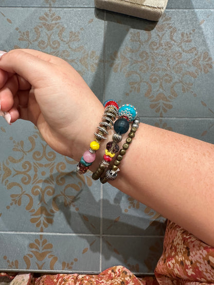 Multicolored Bracelet Set