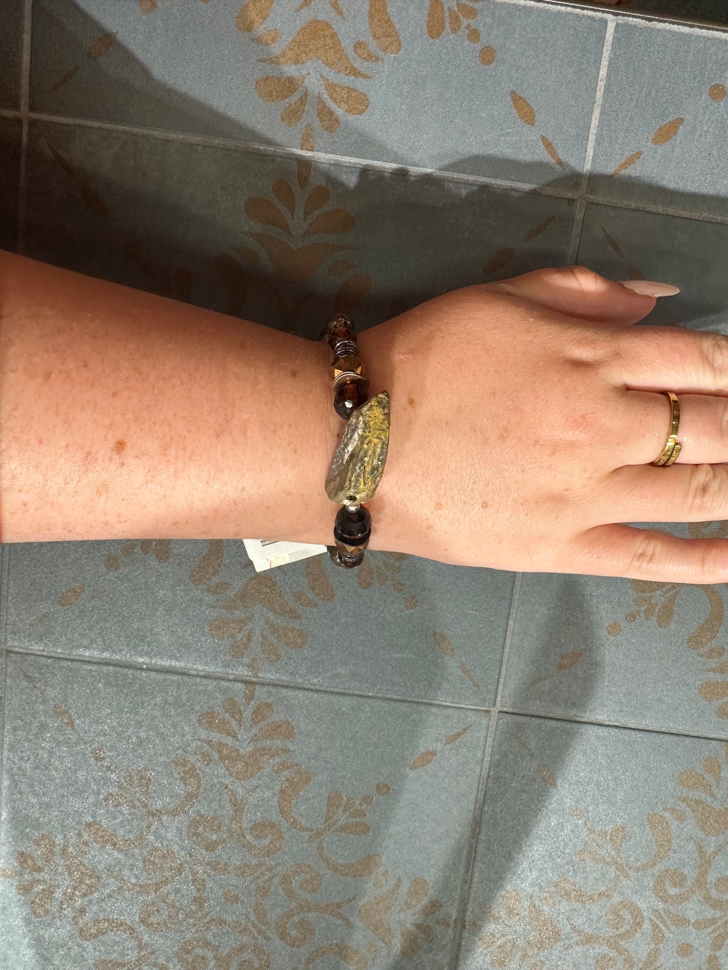 Brown Beaded Bracelet