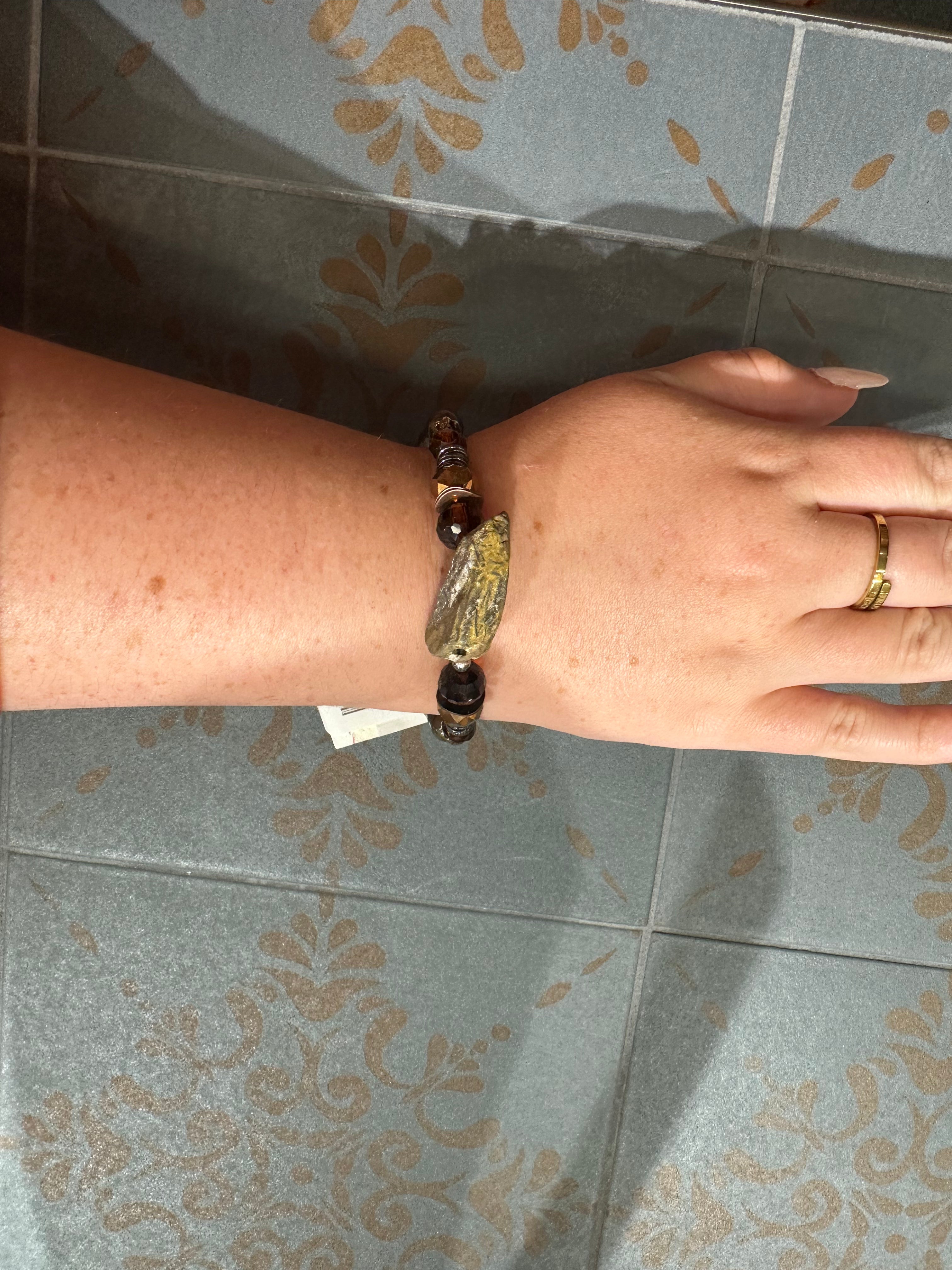 Brown Beaded Bracelet
