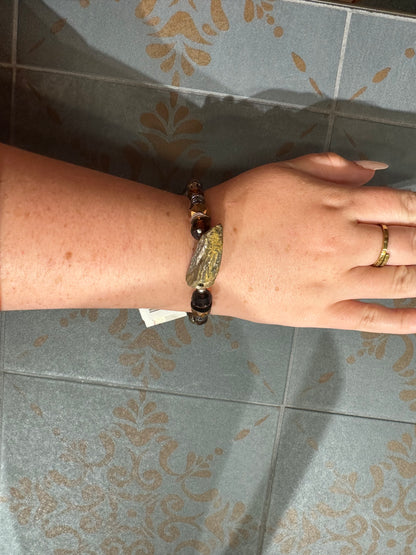 Brown Beaded Bracelet