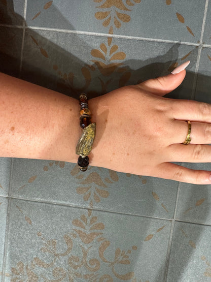 Brown Beaded Bracelet