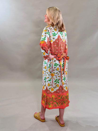 Uncle Frank Bordered Shirt Dress
