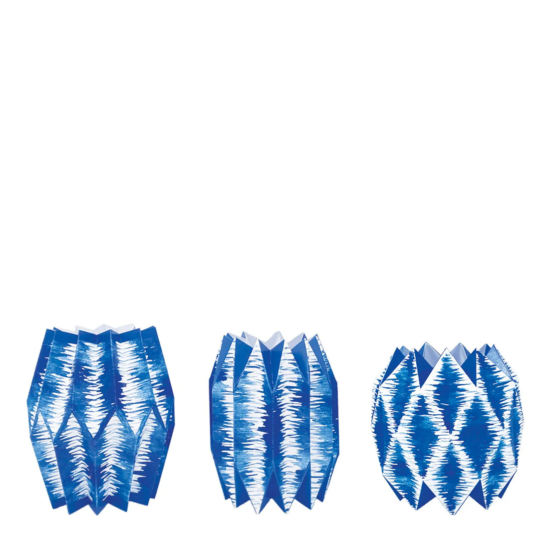 Ikat Paper Vase Wraps