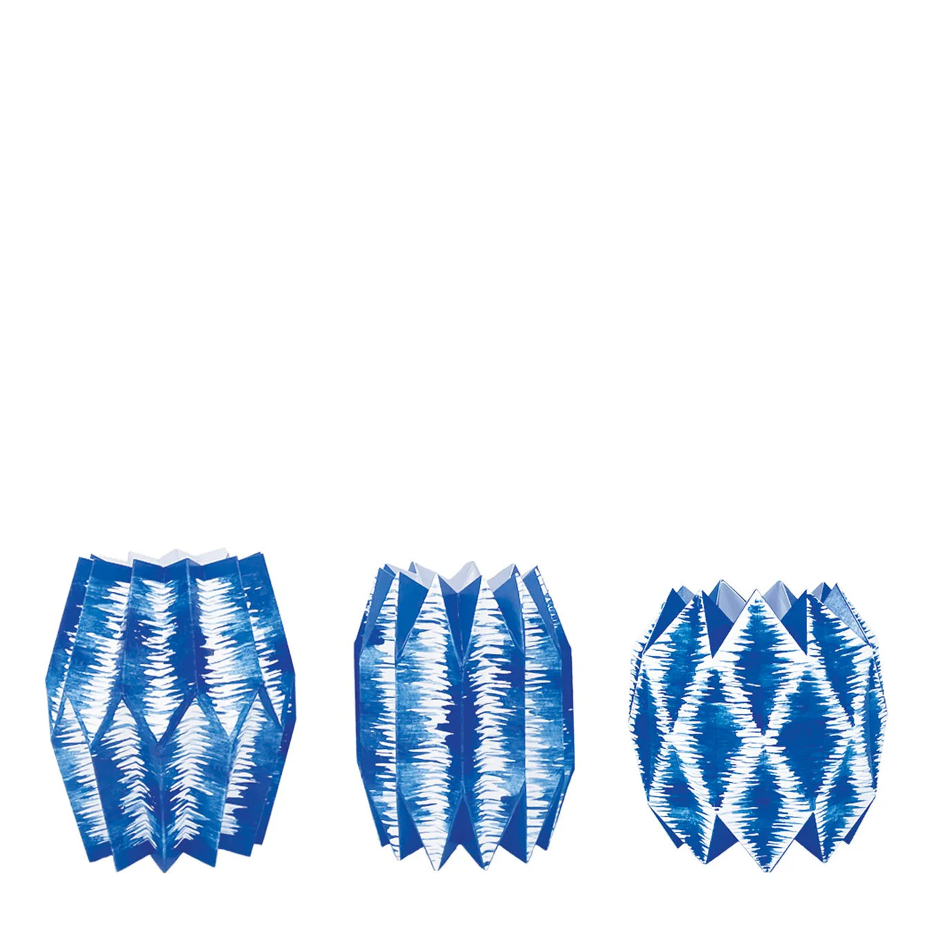 Ikat Paper Vase Wraps