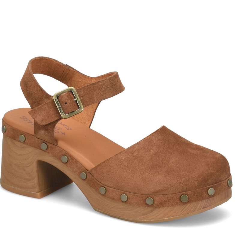 Tribeca Suede Platform Clogs