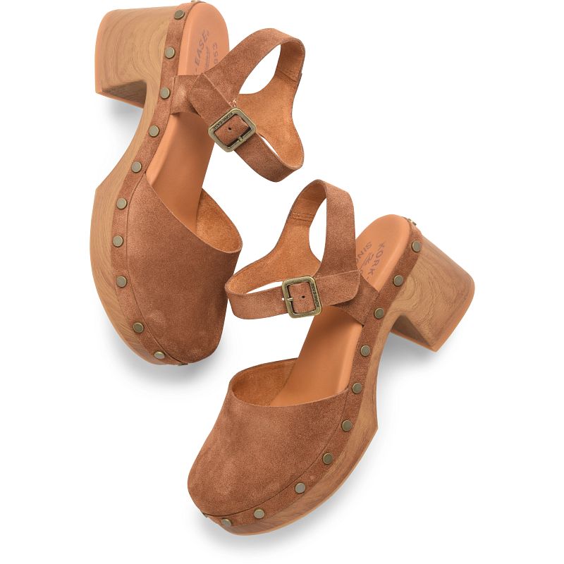 Tribeca Suede Platform Clogs