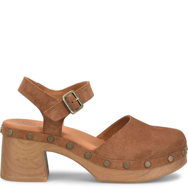 Tribeca Suede Platform Clogs