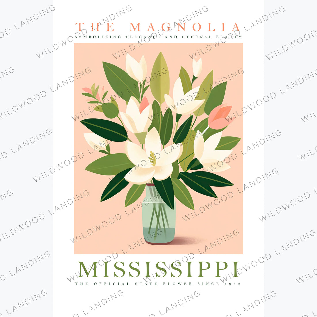 Mississippi Flower with Fringe Towel