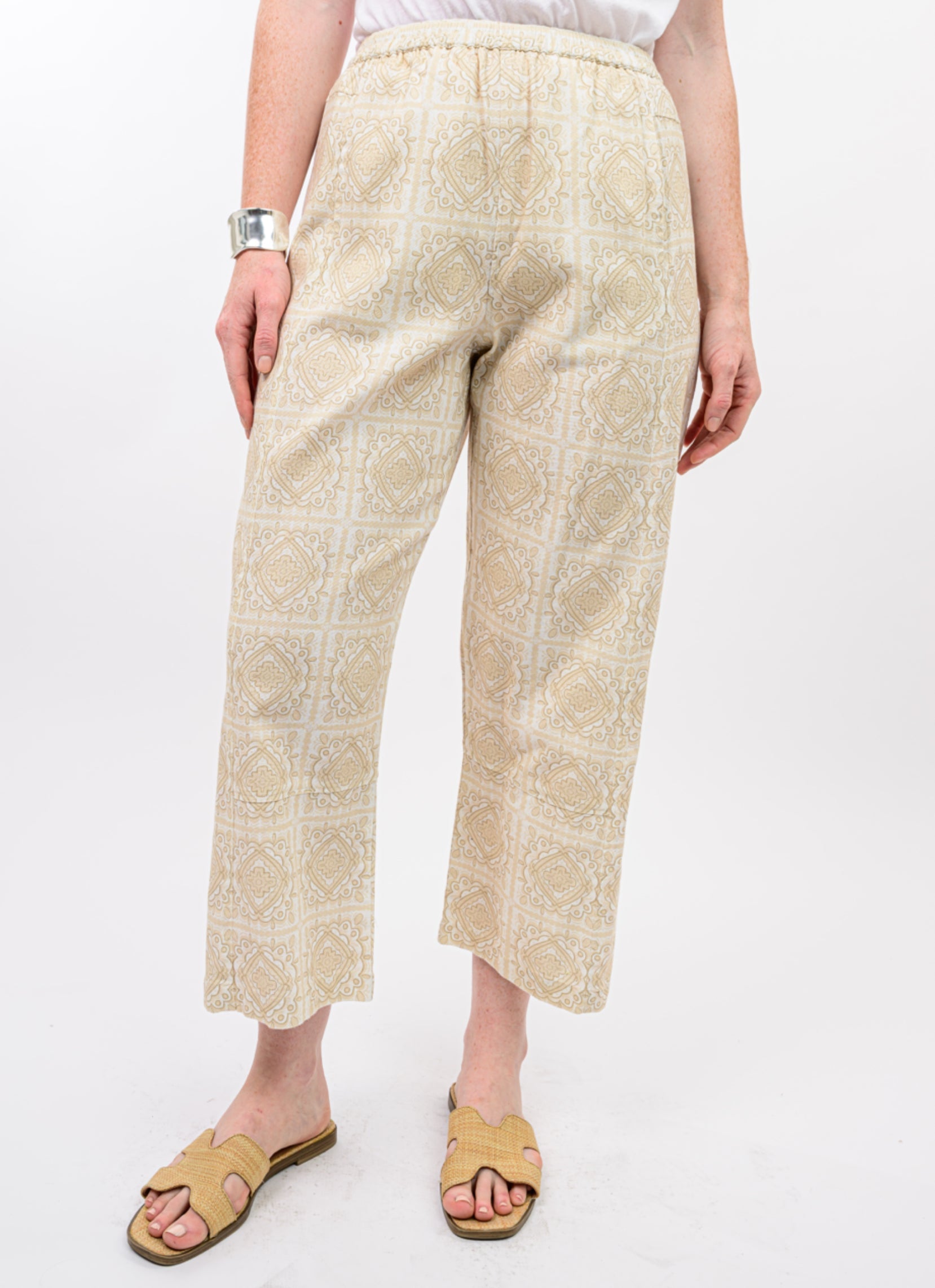 Geometric Tiles Pants