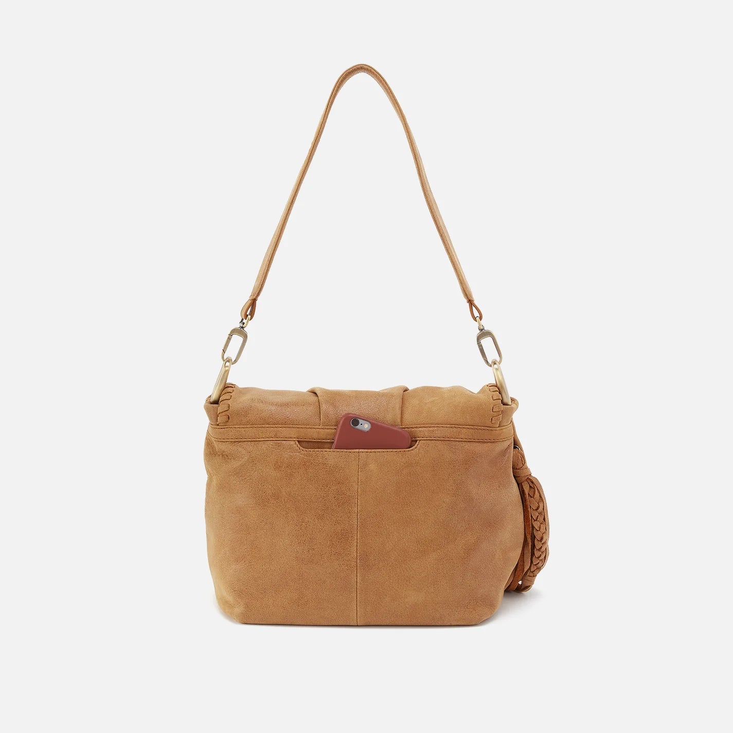 Buffed Whiskey with Shimmer Shoulder Bag
