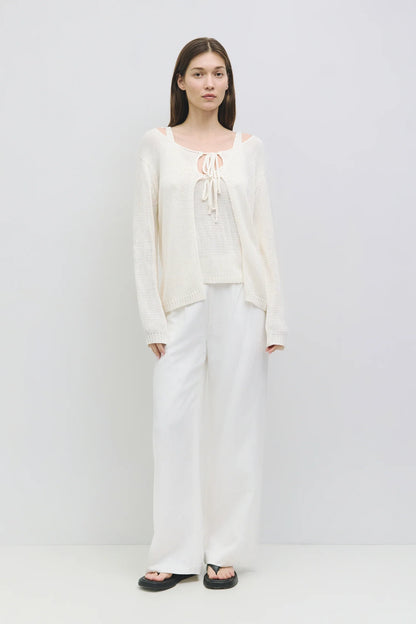 Long Sleeve Front Tie Cardigan