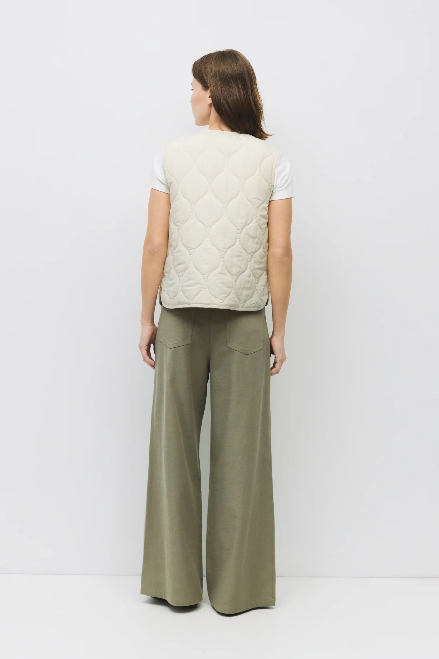 Quilted Tie-Front Vest