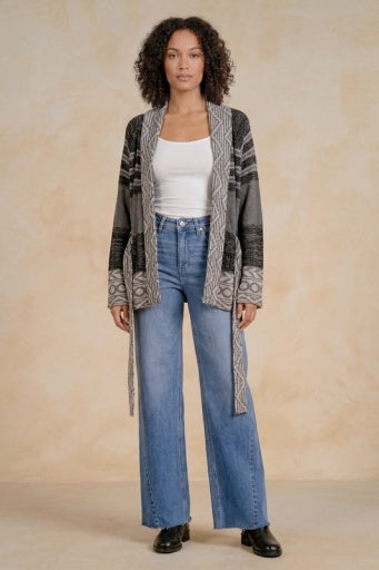 Nordic Belted Cardigan