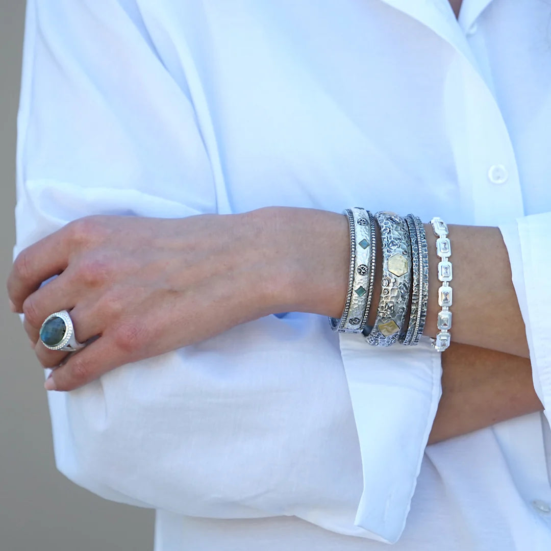 Vintage Silver Redondo Bangle
